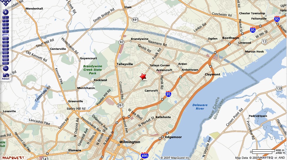 foulk road large map